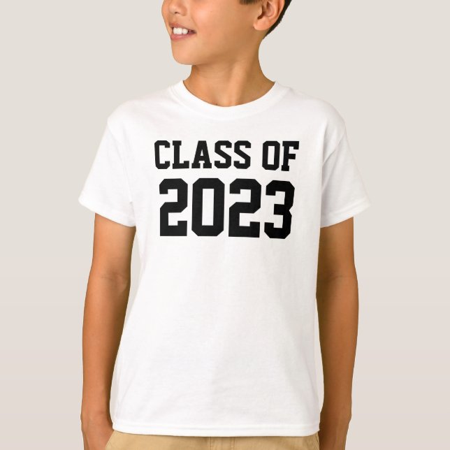 Klasse des Ringer-Shirts 2023 T-Shirt (Vorderseite)