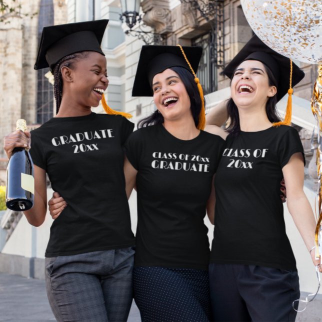 Klasse des schwarzen Shirts mit 20xx Abschluss (Von Creator hochgeladen)