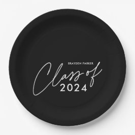 Klasse des Script-Abschlusses 2024 Pappteller