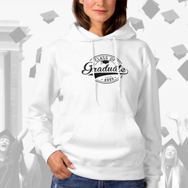Klasse des Skriptlogos für Hochschulabsolventen 20 Hoodie (Von Creator hochgeladen)
