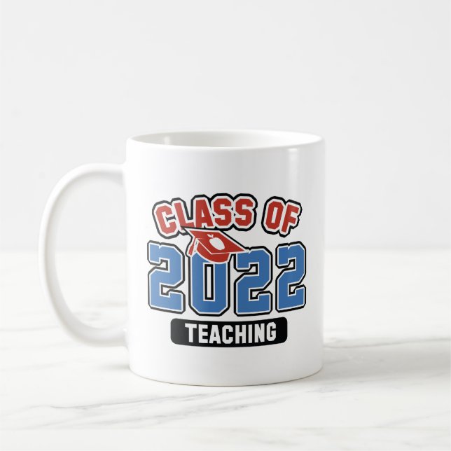 Klasse des Unterrichts 2022 Kaffeetasse (Links)