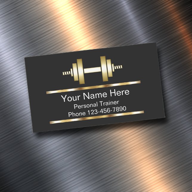 Klasse-Fitness-Coach-Business-Magnete Magnetische Visitenkarte (Von Creator hochgeladen)