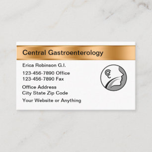 Klasse Gastroenterologe Medical Business Cards Visitenkarte