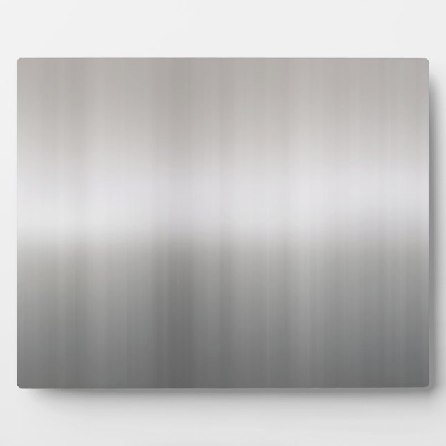 Klasse gebürstetes Aluminium Fotoplatte (Vorderseite)