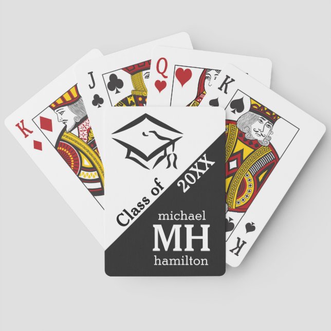 KLASSE (irgendein Jahr) der Spielkarten des (Rückseite)