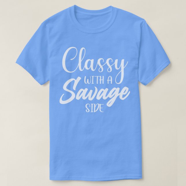 Klasse mit Savage Side T-Shirt (Design vorne)