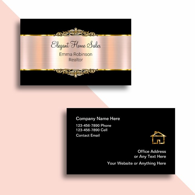 Klasse Real Anwesen Luxus Business Cards Visitenkarte (Von Creator hochgeladen)