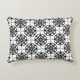 Klasse Retro visuelles geometrisches Muster Zierkissen