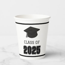 Klasse Schwarz/Weiß 2025 Pappbecher