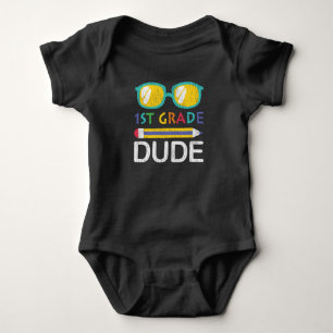 Klasse-Typ Rückkehr zur Schule Cooles Schüler-Gesc Baby Strampler