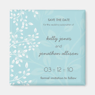 Klasse und Elegant Save the Date Hochzeitsmagnet Magnet