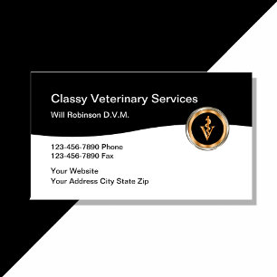 Klasse Veterinärmedizinische Betreuung Visitenkarte
