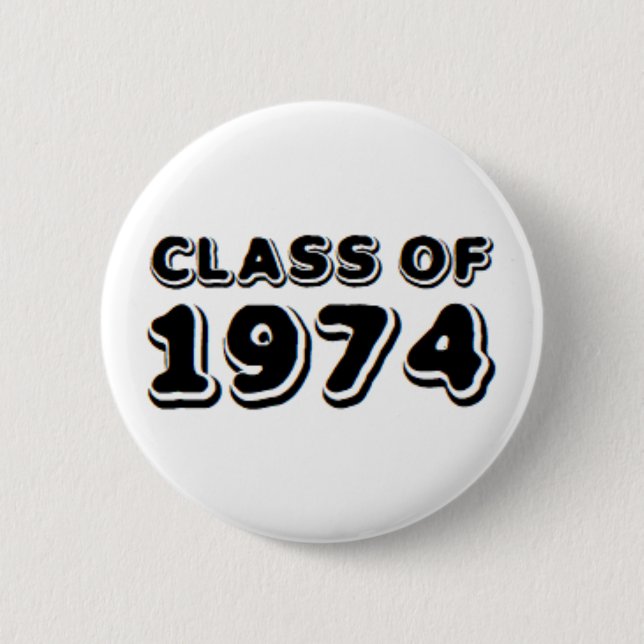 Klasse von 1974 button (Vorderseite)