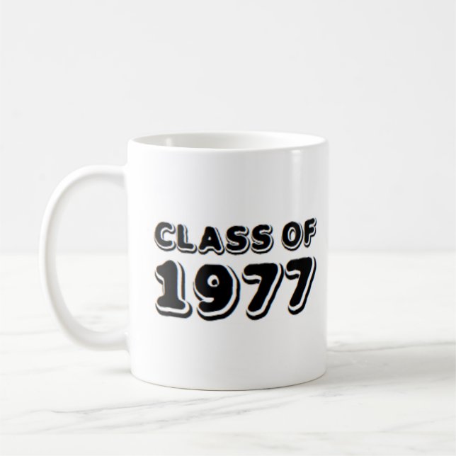Klasse von 1977 kaffeetasse (Links)