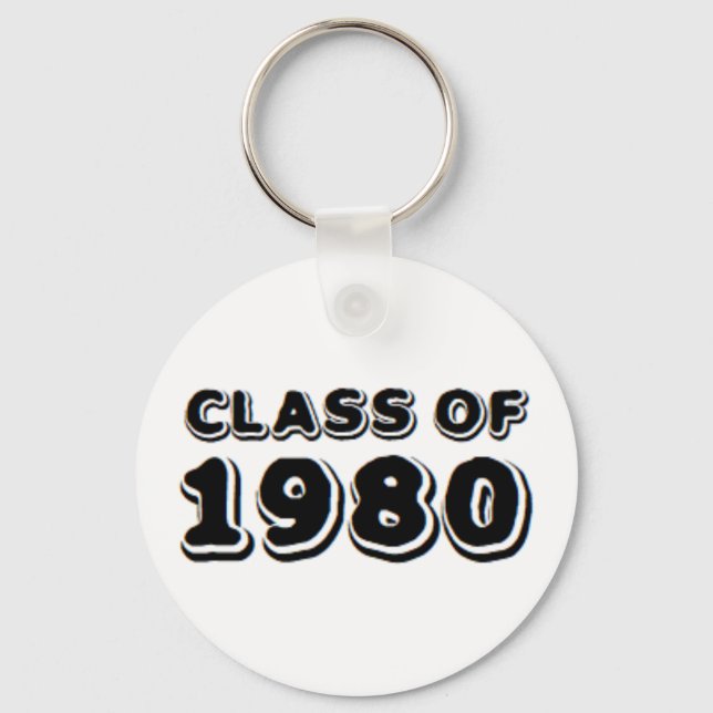 Klasse von 1980 schlüsselanhänger (Vorderseite)