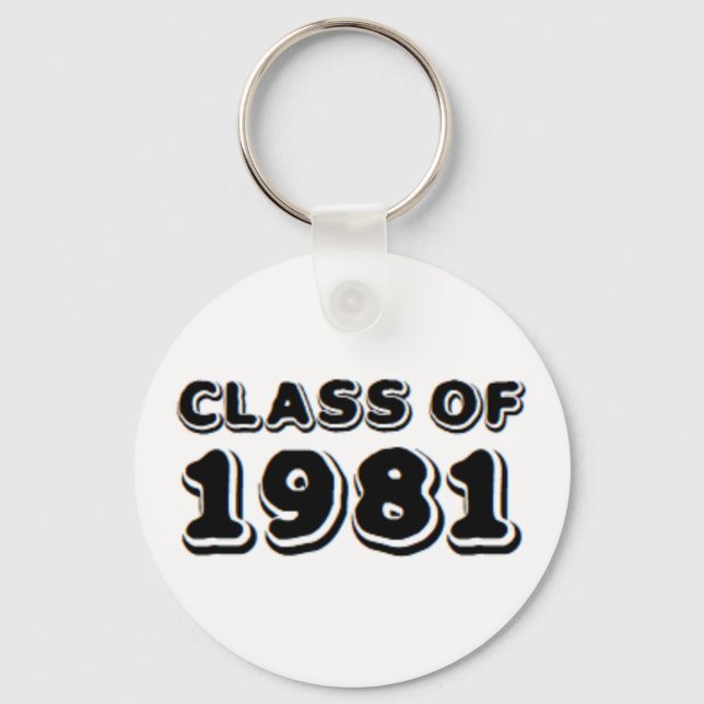 Klasse von 1981 schlüsselanhänger (Vorderseite)