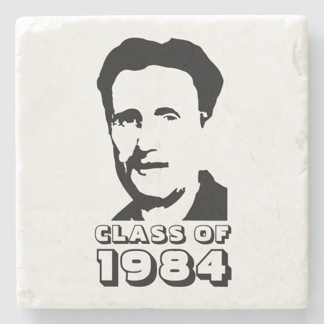 Klasse von 1984 (George Orwell) Steinuntersetzer (Vorderseite)