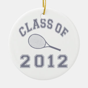 Klasse von 2012 Tennis - Grau Keramik Ornament