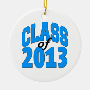 Klasse von 2013 (Blau) Keramikornament