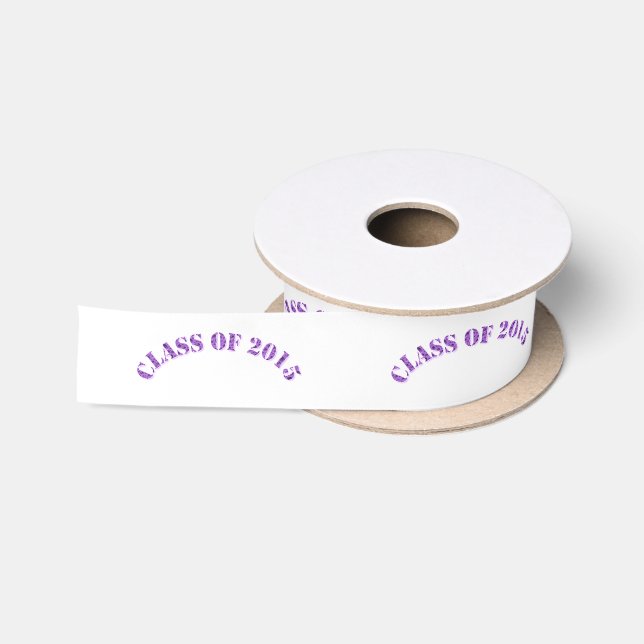 Klasse von 2015 lila schmalem Satin-Band durch Satinband (Spule)