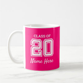 Klasse von 2020 personalisiert kaffeetasse
