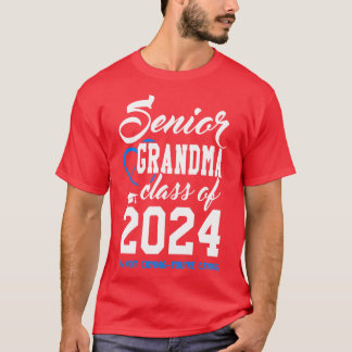 Klasse von 2024 Großmutter Senior Geschenke Funny  T-Shirt