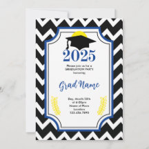 Klasse von 2025 Grad Party Einladung