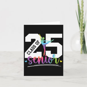 Klasse von 2025 Tanz Senior 2025 Senior Tänzer 202 Karte