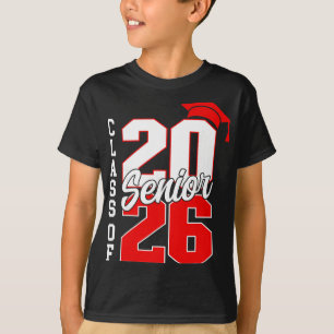 Klasse von 2026 Abschlussklasse 2026 Jungen Mädche T-Shirt