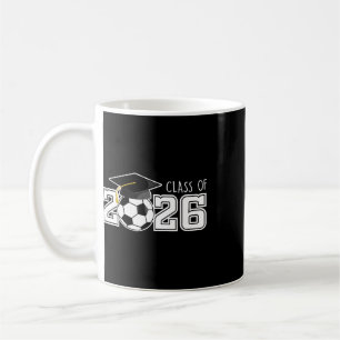 Klasse von 2026 Senior 2026 Fußball Abiturienten Kaffeetasse