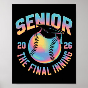 Klasse von 2026 Senior Softll Das letzte Inning Poster