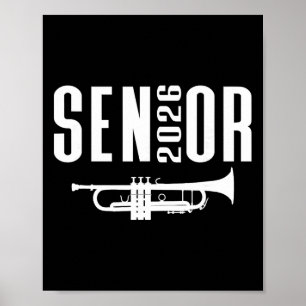 Klasse von 2026 Senior-Trompete Instrument Nd Orch Poster