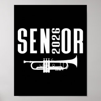 Klasse von 2026 Senior-Trompete Instrument Nd Orch Poster