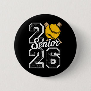 Klasse von 2026 Softll Senior 2026 Letzter Schulta Button