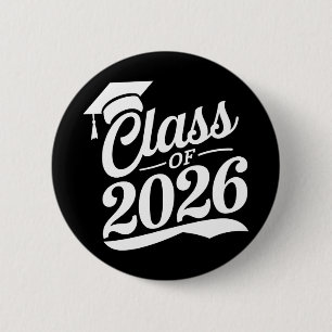 Klasse von 2026 Stolz Absolvent Abschlussfeier Button