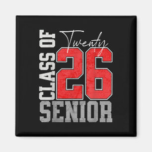 Klasse von 2026 Twenty 26 Abschluss Senior 2026  Magnet