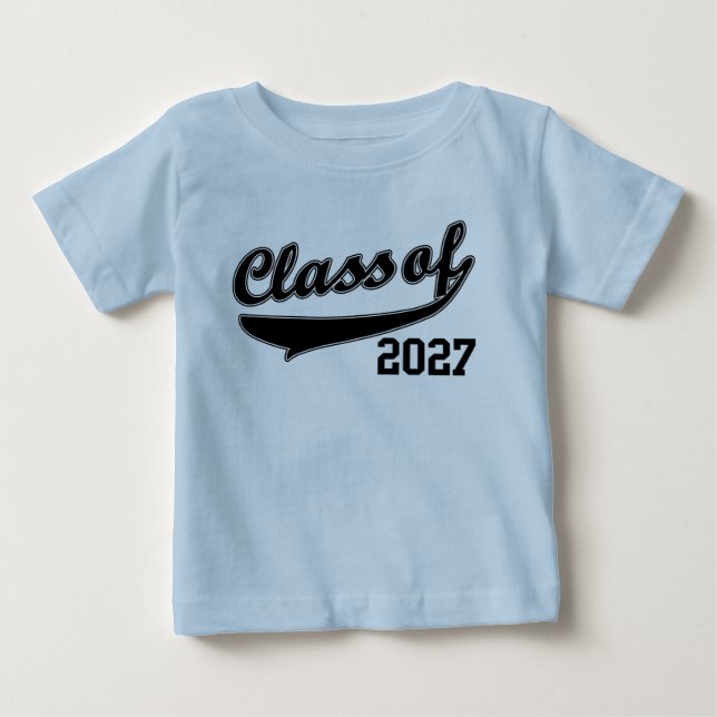 Klasse von 2027, niedlicher lustiger Baby-T - Baby T-shirt (Vorderseite)