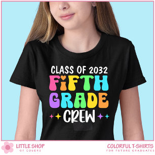 Klasse von 2032 Fünftklässler-Crew Rückkehr zur Sc T-Shirt