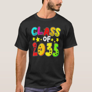 Klasse von 2035 kid Handprint wieder wachsen mit m T-Shirt