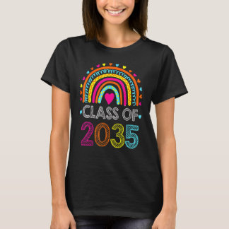 Klasse von 2035 Vorschulzeit - erster Tag zurück b T-Shirt