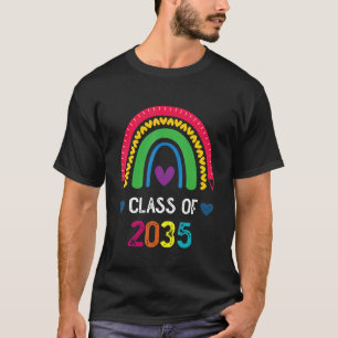 Klasse von 2035 wächst mit meinem Abschluss Pre-K T-Shirt