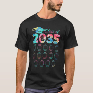 Klasse von 2035 wächst mit meinem Handprint zurück T-Shirt