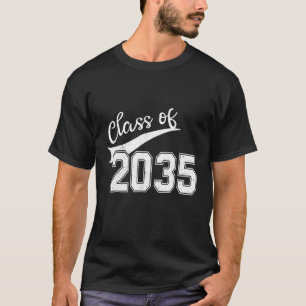 Klasse von 2035 wächst mit mir Abschluss ersten Ta T-Shirt