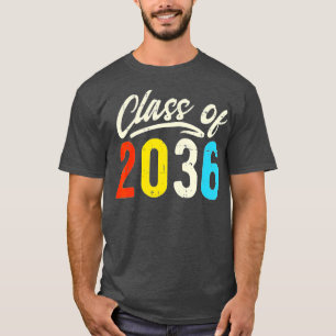 Klasse von 2036 Retro Erster Tag des Kindergartens T-Shirt