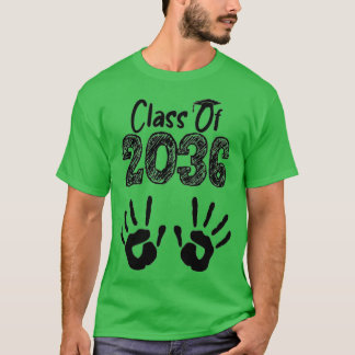 Klasse von 2036 wächst mit meinem Handprint auf de T-Shirt