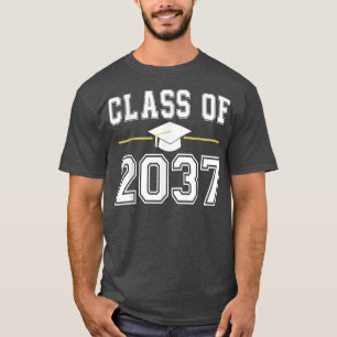 Klasse von 2037 wächst mit mir Abschluss ersten Ta T-Shirt