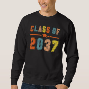 Klasse von 2037 wächst mit Platz für Handdrucke an Sweatshirt