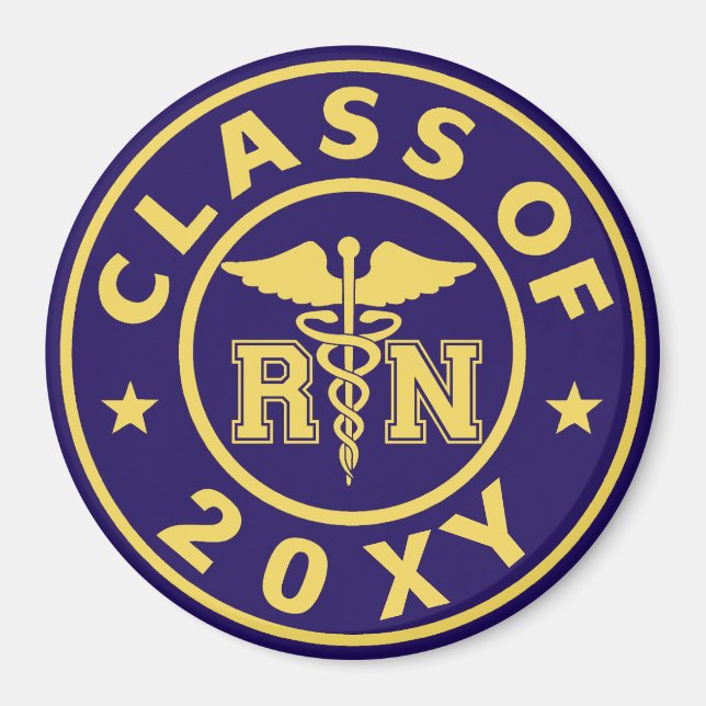 Klasse von 20?? RN (Krankenpflege) Magnet (Vorne)