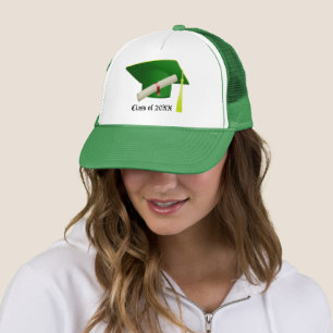 Klasse von 20XX Abschluss Green Cap & Diploma Hat Truckerkappe