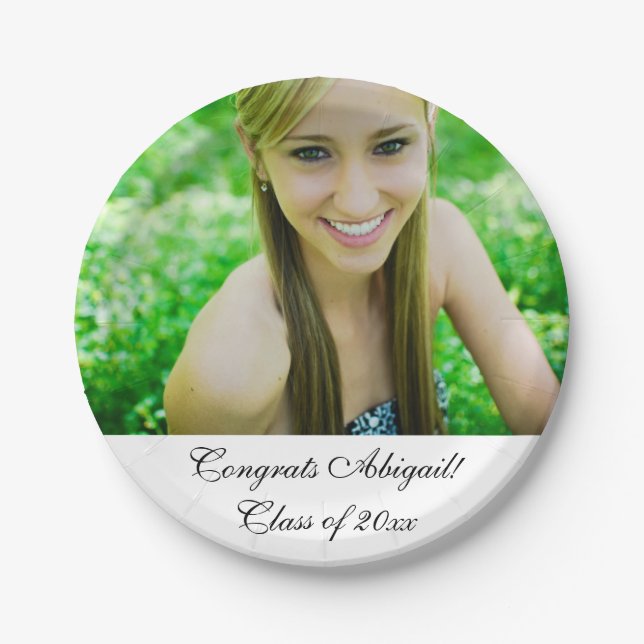 Klasse von 20XX Glückwunsch Grad Pappteller (Vorderseite)